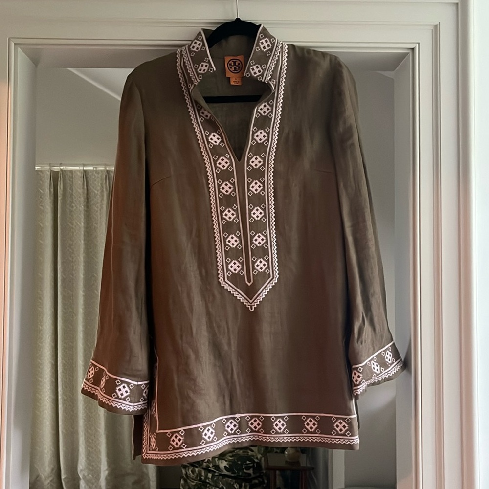 Tory Burch linen tunic
